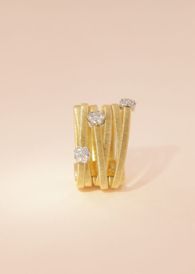 Anello Volumnia 3 fiori