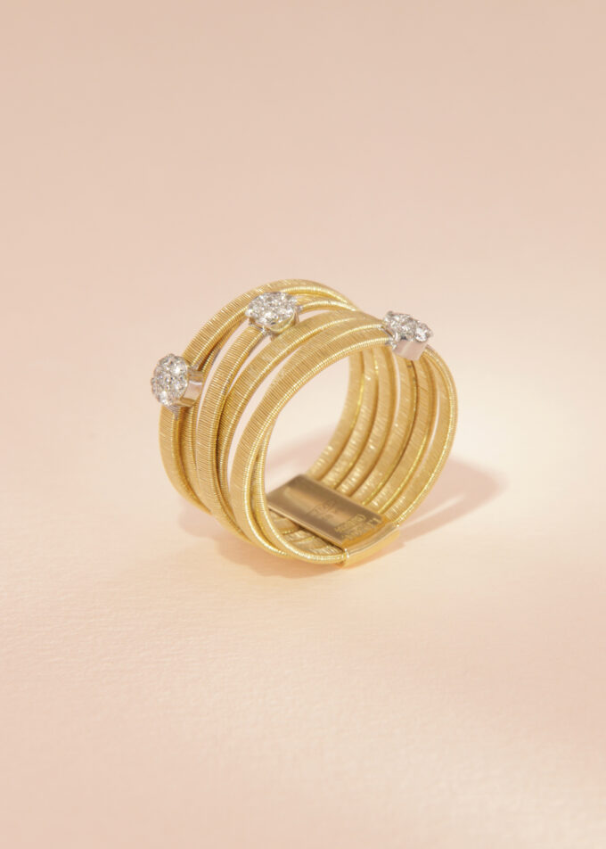 Anello Volumnia 3 fiori