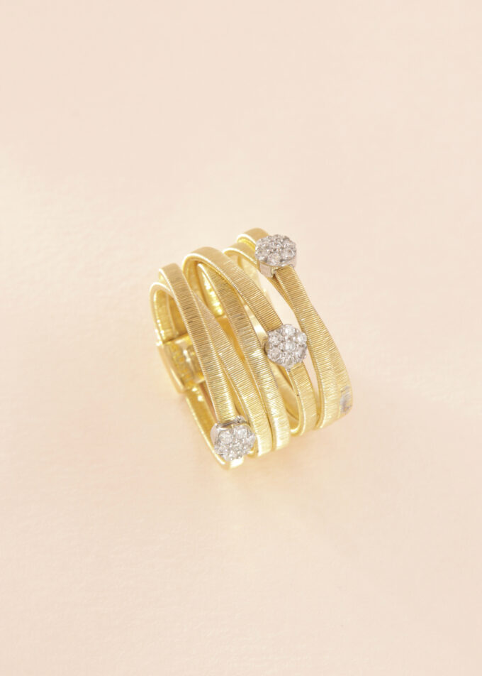 Anello Volumnia 3 fiori