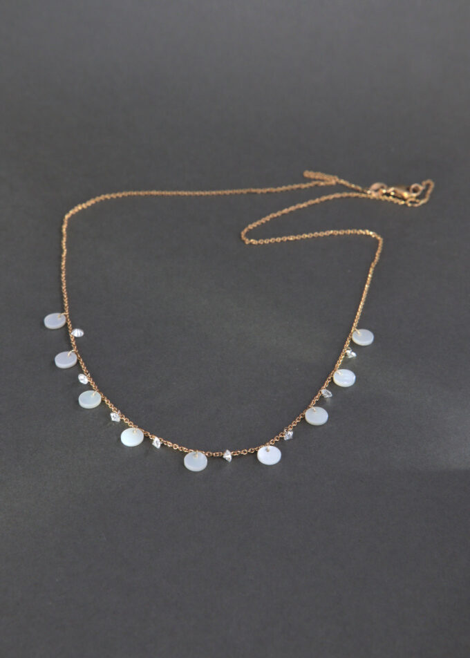 Collana Rimless Madreperla