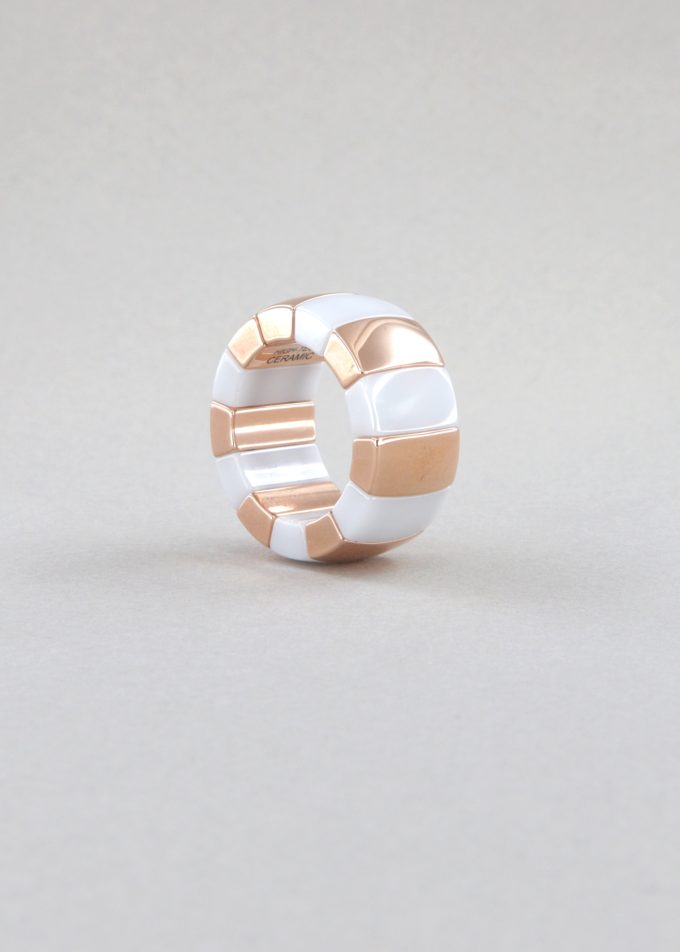 Anello Lumina Domino bianco