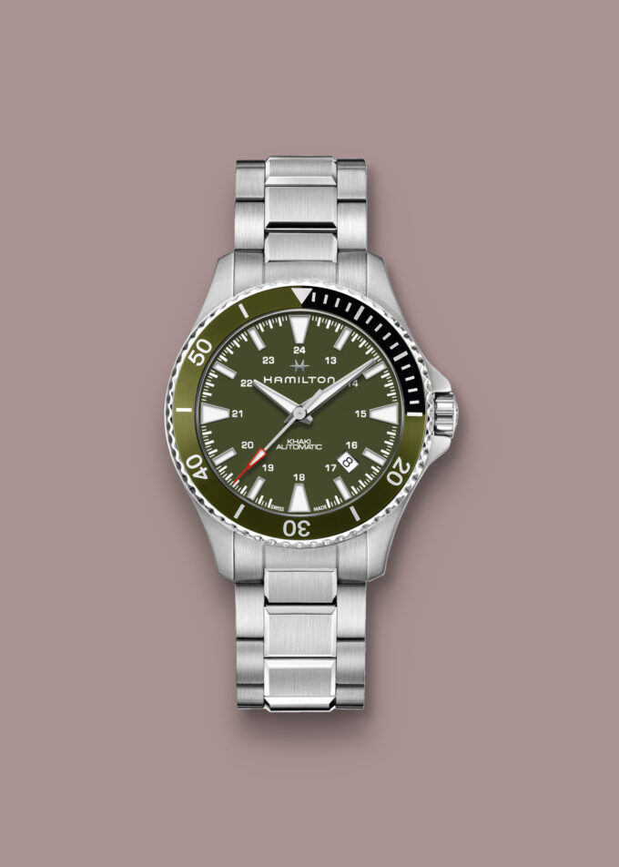 Khaki Navy Scuba Auto 40