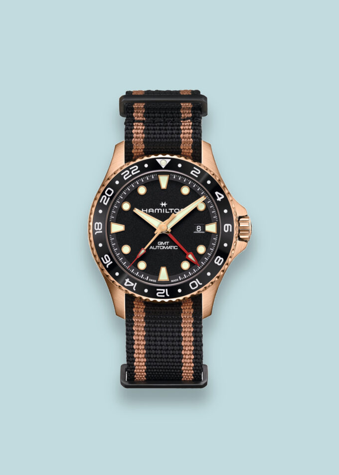 Khaki Navy Scuba GMT Auto 43 bronzo